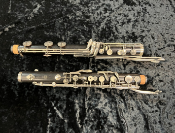 Photo Vintage Selmer Paris Wood Bass Clarinet w/ Custom Repad + TM Custom Resos - Serial # A5373